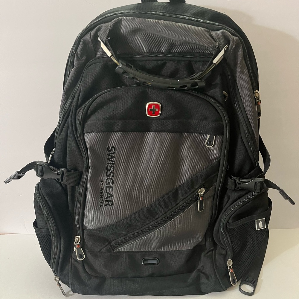 SwissGear Black and Gray Durable Laptop Backpack